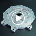 cnc metal aluminum part video