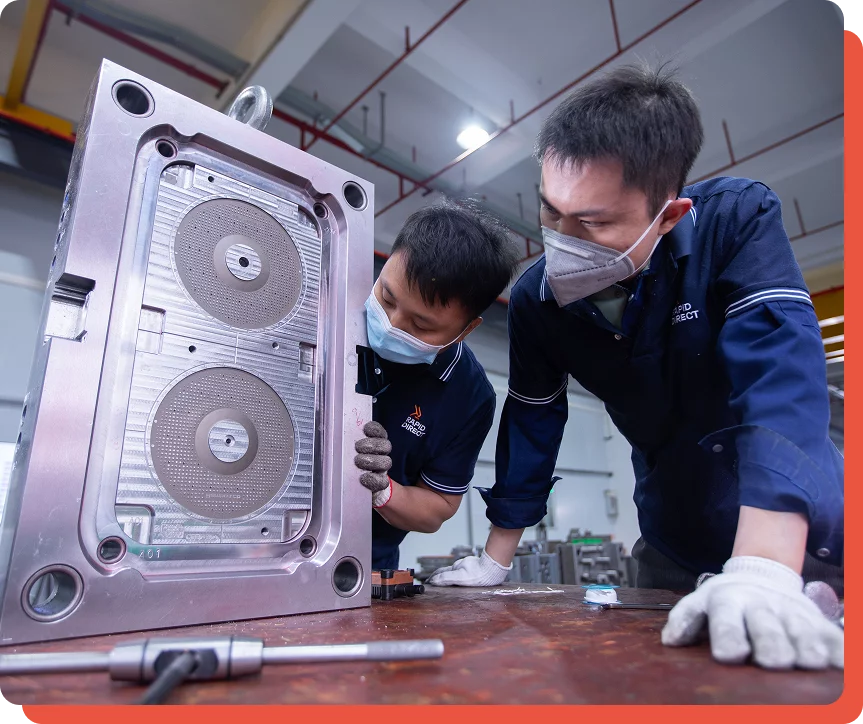 injection mold inspecting