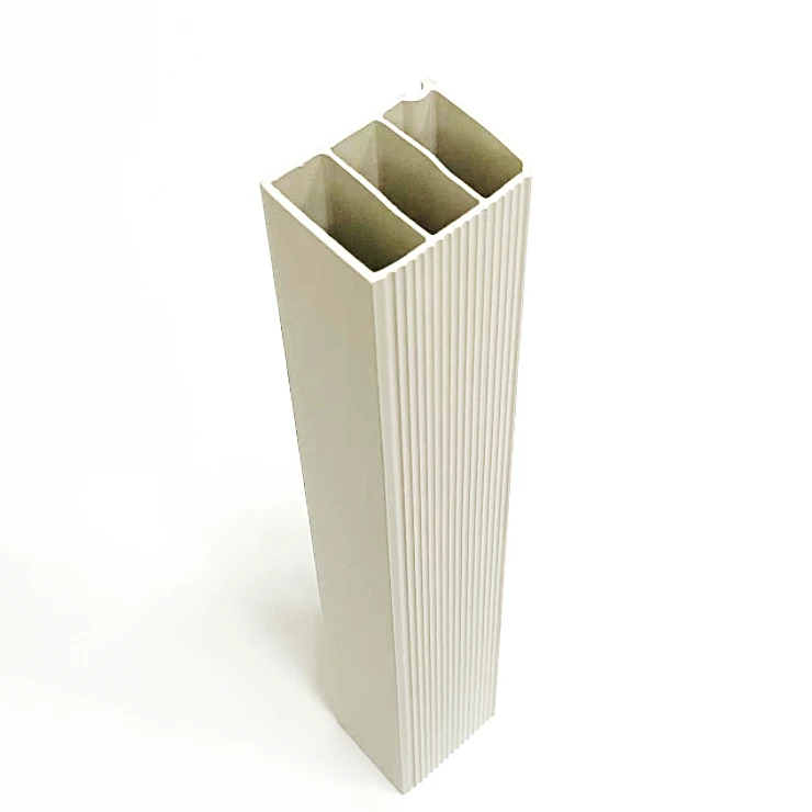 PVC Hollow Plastic Square Tube Extrusion Profile