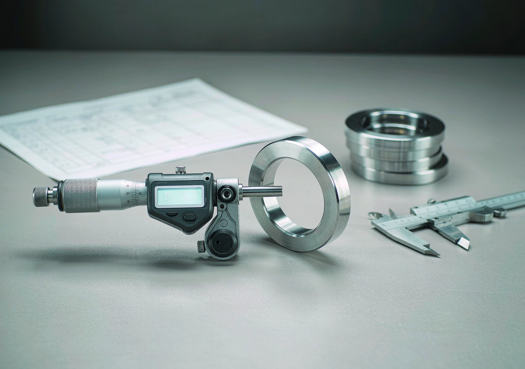 Final dimensional inspection of machined medical parts before packing