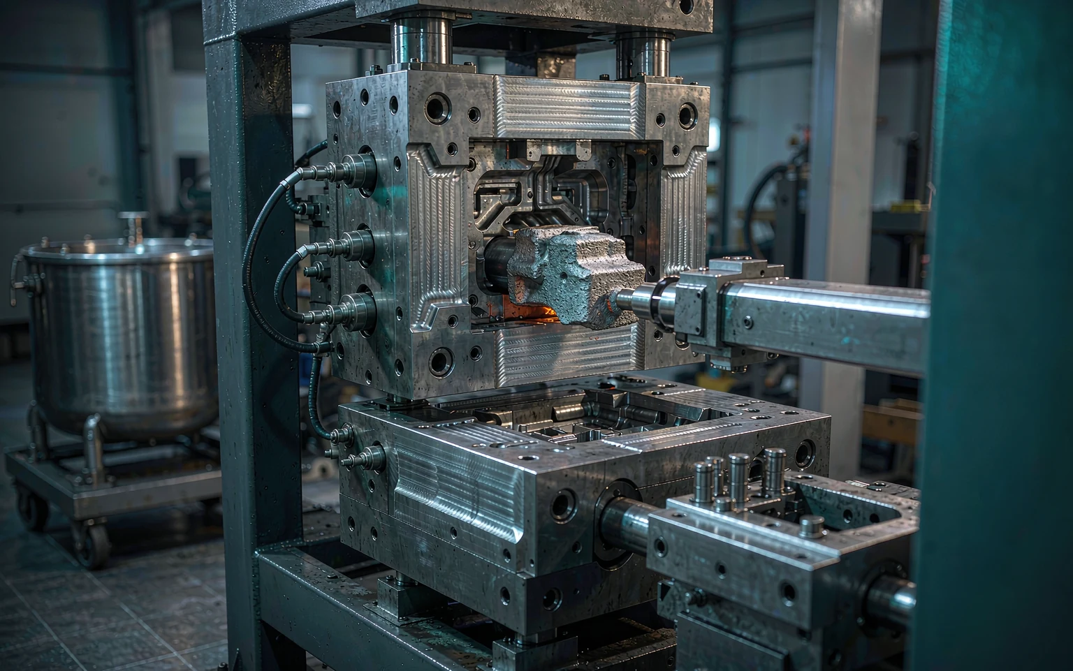 Partner die casting facility with high-pressure die casting machines