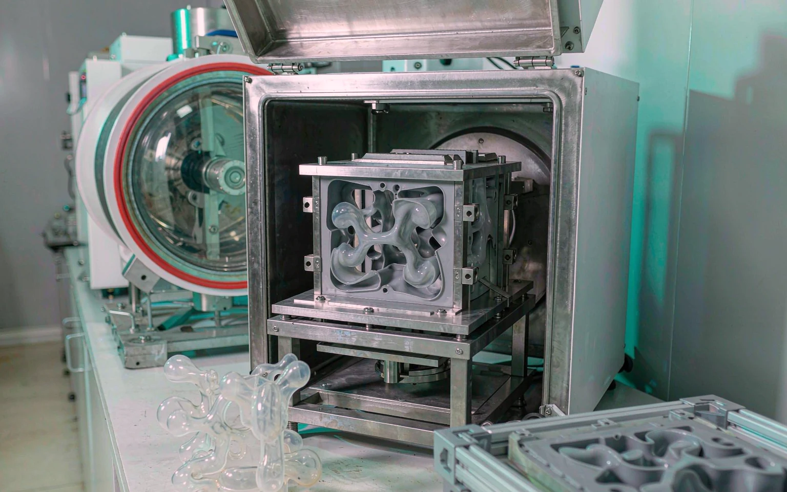 Partner vacuum casting facility producing polyurethane parts
